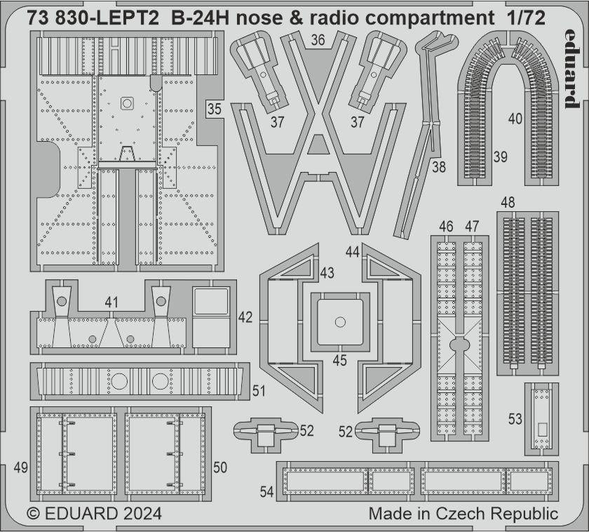 Eduard 73830 B-24H nose radio compartment AIRFIX 1/72 – image 2