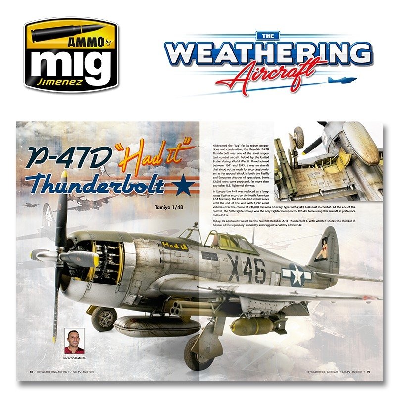 AMMO of Mig Jimenez 5215 The Weathering Aircraft Issue 15. GREASE &amp;amp; DIRT (English) – image 3