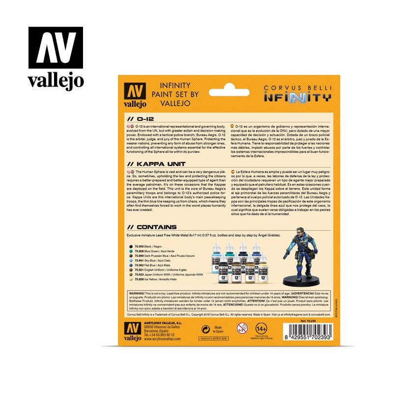 Vallejo 70239 Infinity Exclusive Colour Set 8x17ml – immagine 3