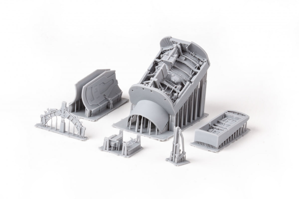Eduard 648974 F-16C wheel bays early PRINT KINETIC MODEL 1/48 – zdjęcie 3