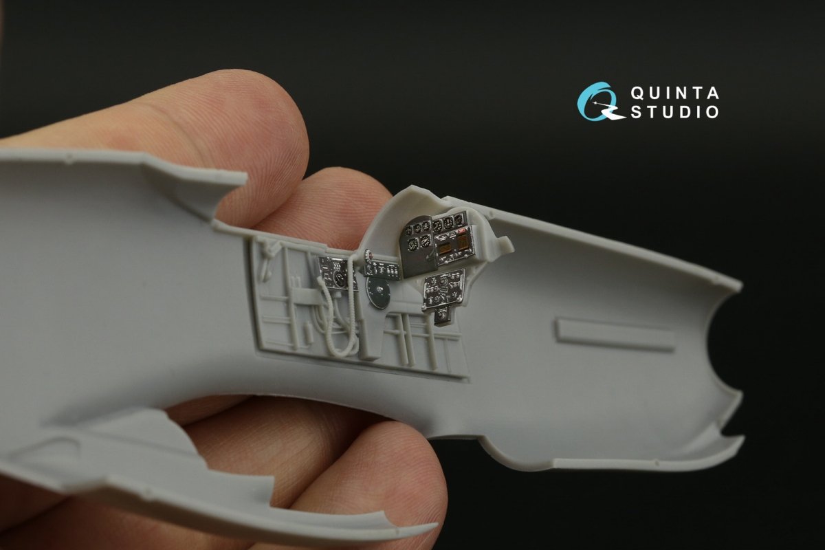Quinta Studio QDS-48364 F-82G Twin Mustang 3D-Printed &amp;amp; coloured Interior on decal paper (Modelsvit) (Small version) 1/48 – zdjęcie 4