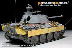 Voyager Model PE35983 WWII German Panther D Tank Late version Basic For TAKOM 2104 1/35 – zdjęcie 9