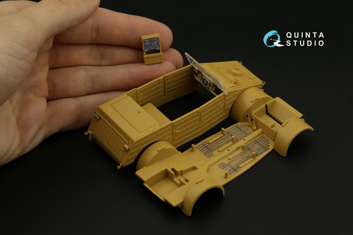 Quinta Studio QD35055 Kubelwagen type 82 3D-Printed &amp;amp; colored Interior on decal paper (Italeri) 1/35 – image 6