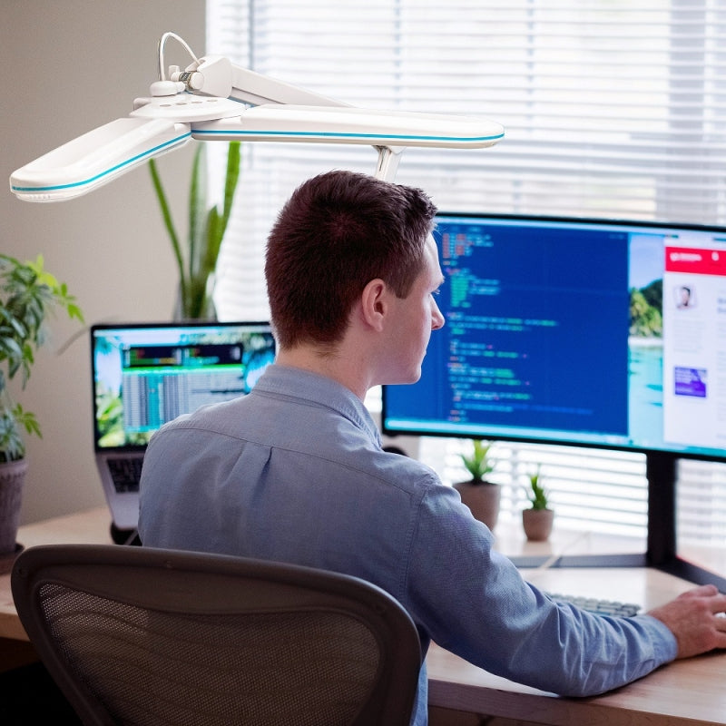Lightcraft LC8020LED Double-Headed Versatile Task Lamp – immagine 5