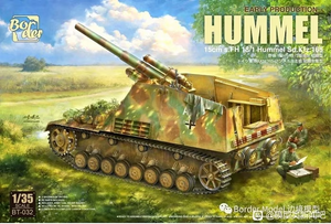 Border Model BT-032 15cm p.FH 18/1 Hummel Sd. Kfz. 165 Early Production 1/35