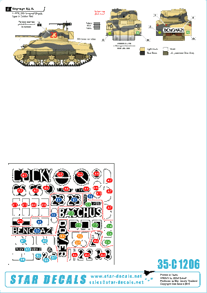 Star Decals 35-C1206 Sherman Mk III 1/35 – zdjęcie 2