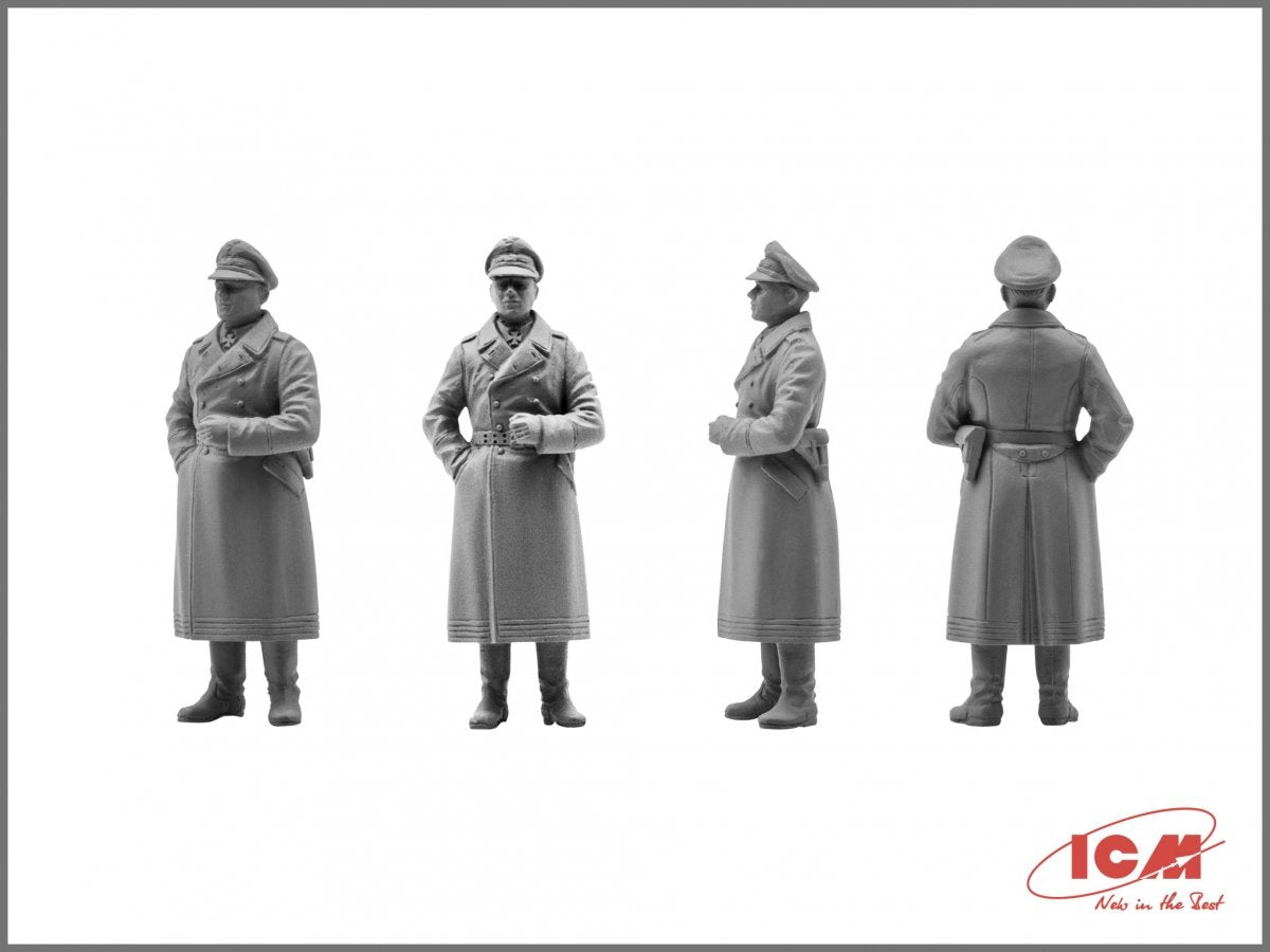 ICM DS4801 WWII Luftwaffe Airfield ( Messerschmitt Bf-109F-4, Henschel Hs-126 B-1, German Luftwaffe Pilots and Groun ) 1/48 – zdjęcie 3