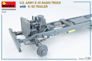 MiniArt 35418 US ARMY K-51 RADIO TRUCK WITH K-52 TRAILER. INTERIOR KIT 1/35 – zdjęcie 19