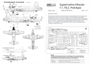 AZ Model AZ7327 Attacker Prototype 1/72 – zdjęcie 3