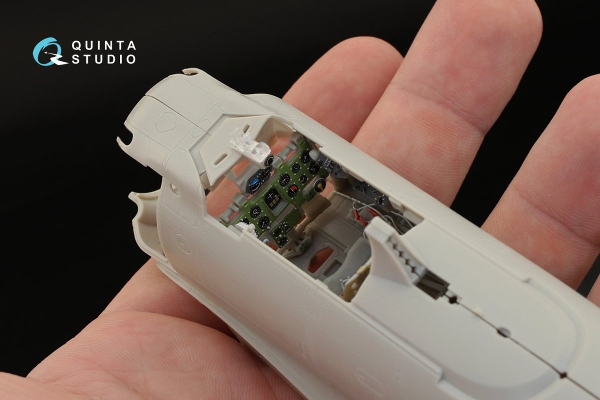 Quinta Studio QD32027 A6M5 (Nakajima prod.) 3D-Printed &amp;amp; colored Interior on decal paper (for Tamiya kit) 1/32 – image 7