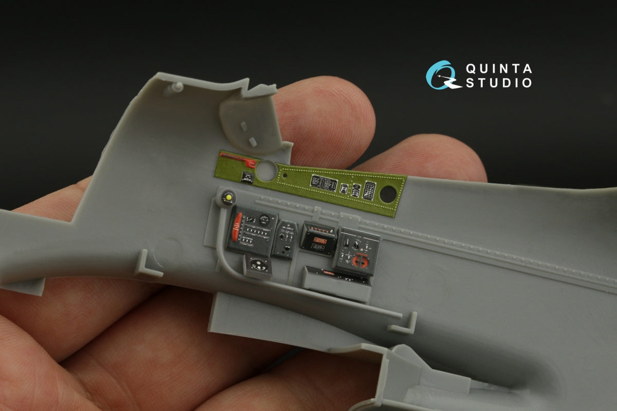 Quinta Studio QD32143 P-51D/K Mustang 3D-Printed &amp;amp; coloured Interior on decal paper (Dragon) 1/32 – zdjęcie 8