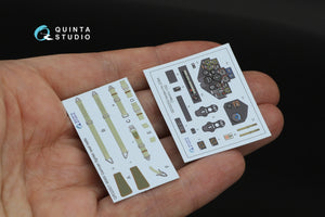 Quinta Studio QD32253 Horten Ho 229A 3D-Printed &amp;amp; colored Interior on decal paper (Takom) 1/32 – image 3