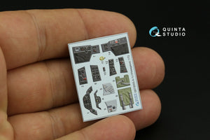 Quinta Studio QD72053 A-1J 3D-Printed &amp;amp; coloured Interior on decal paper (Hasegawa) 1/72 – zdjęcie 4