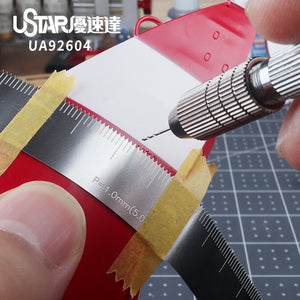 U-Star UA-92604 Proportional Hole Spacing Flexible Ruler - Soft scale for proportional hole spacing – image 2
