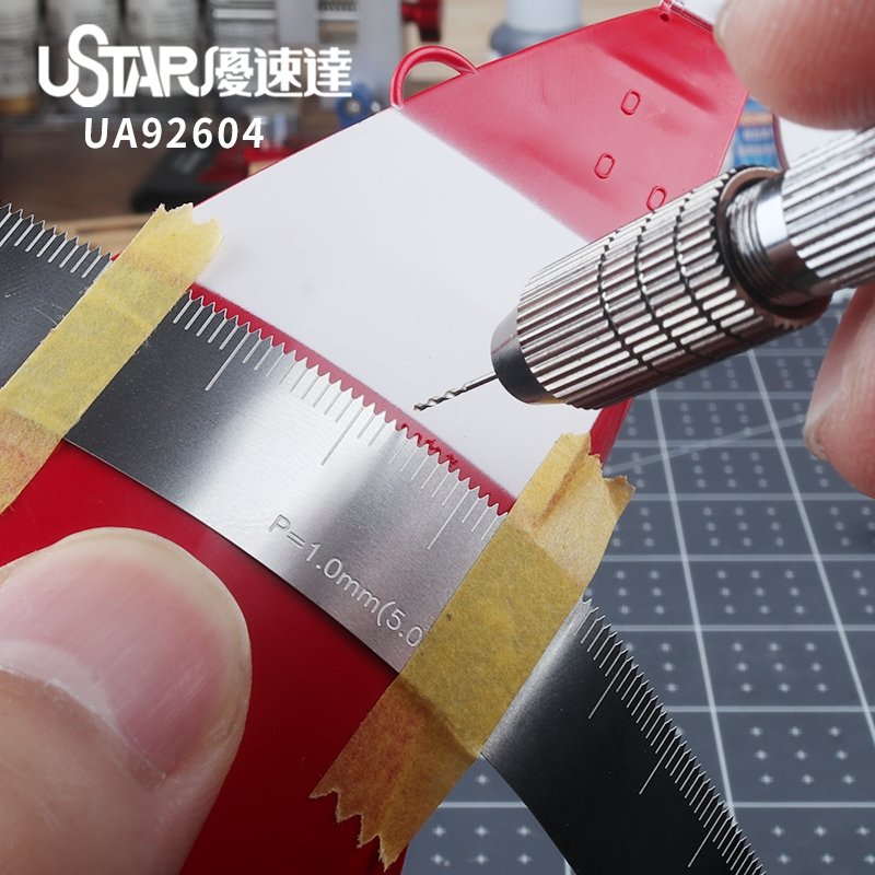 U-Star UA-92604 Proportional Hole Spacing Flexible Ruler - Soft scale for proportional hole spacing – image 2