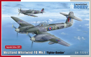 Special Hobby 72201 Westland Whirlwind FB Mk.I &amp;#39;Fighter-Bomber&amp;#39; 1/72