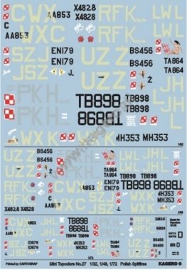 Kagero 15042 Polish Spitfires (kalkomania/decals) PL/EN – zdjęcie 2