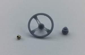 Yamamoto Model Parts YMPTUN23 Kierownica sportowa+naba quick release 1/24 – zdjęcie 2