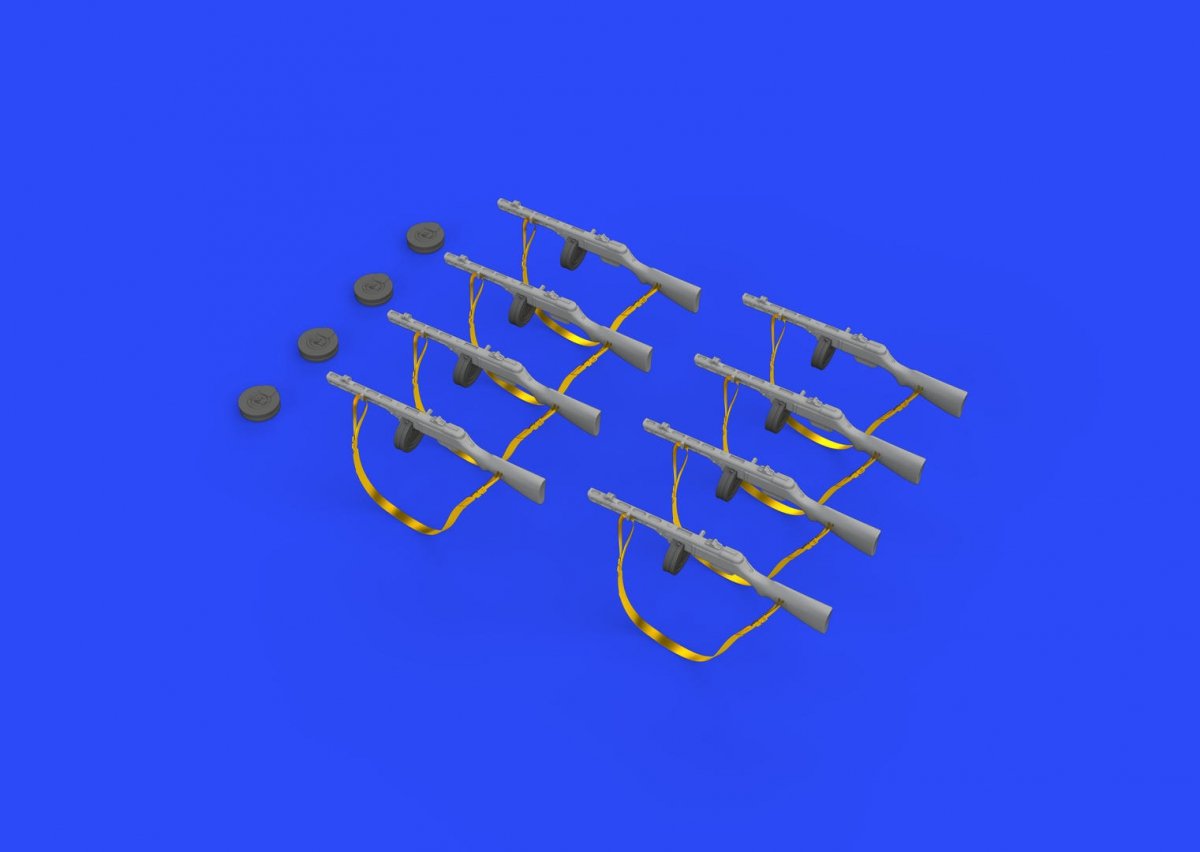 Eduard 635011 PPSh-41 submachine gun 1/35 – zdjęcie 2