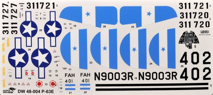 Dora Wings 48004 Bell P-63E-1-BE Kingcobra 1/48 – zdjęcie 3
