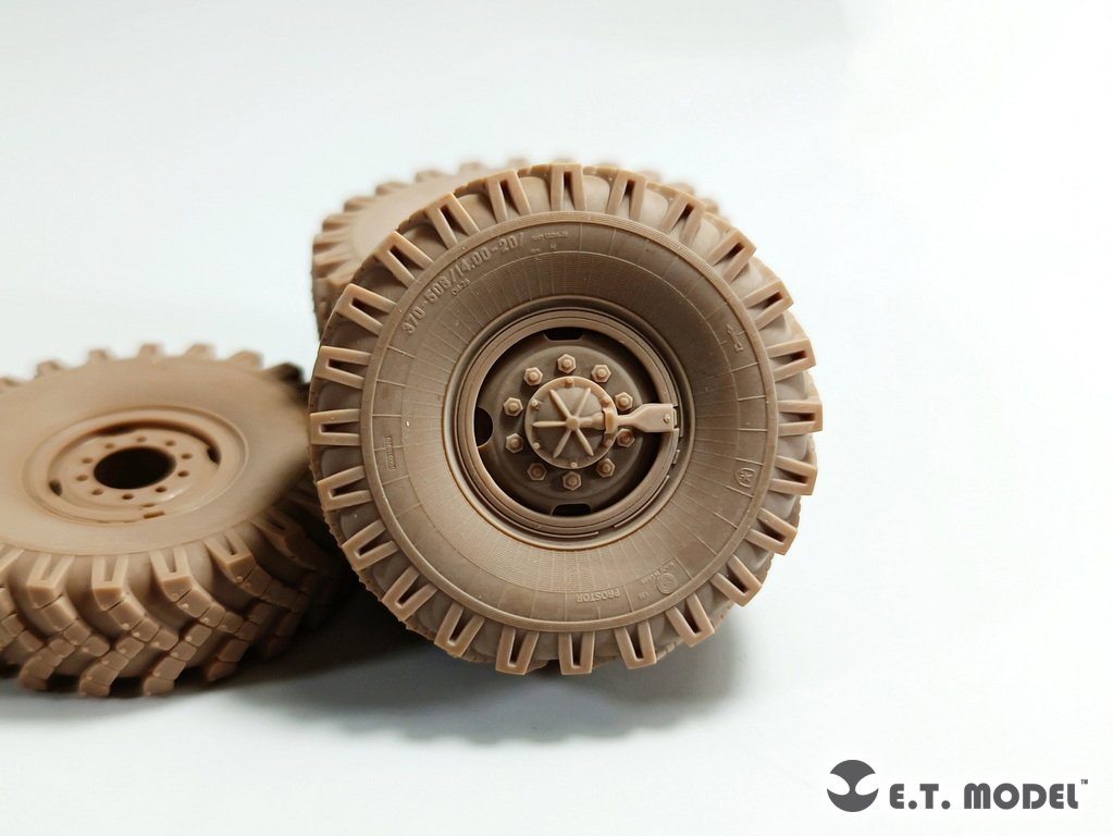 ET Model P35-116 Russian URAL-4320 Truck Weighted Road Wheels(3D Printed) For TRUMPETER Kit 1/35 – image 6