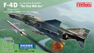 Fine Molds FP47S U.S. AIR FORCE F-4D Jet Fighter The First MiG Ace 1/72
