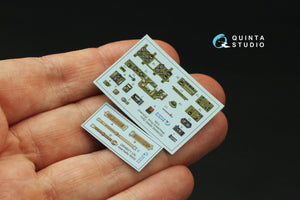 Quinta Studio QD48492 A6M2 Zero Mitsubishi Production 3D-Printed coloured Interior on decal paper (Eduard) 1/48 – zdjęcie 3