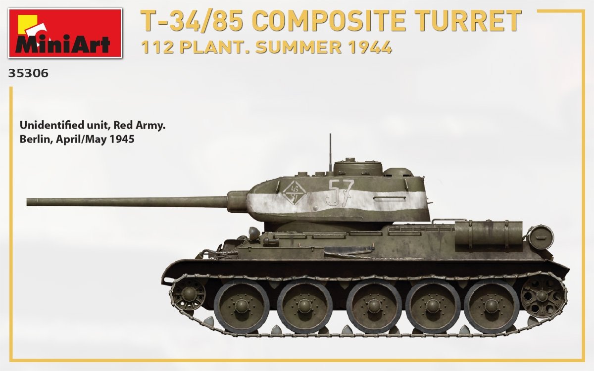 MiniArt 35306 T-34/85 COMPOSITE TURRET. 112 PLANT. SUMMER 1944 1/35 – image 13