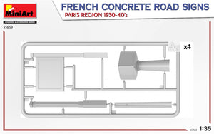MiniArt 35659 FRENCH CONCRETE ROAD SIGNS. PARIS REGION 1930-40’s 1/35 – zdjęcie 5