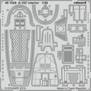 Eduard 491026 A-10C interior 1/48 ITALERI – zdjęcie 2