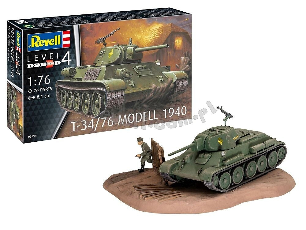 Revell 63294 T-34/76 Modell 1940 - model set 1/76 – zdjęcie 3