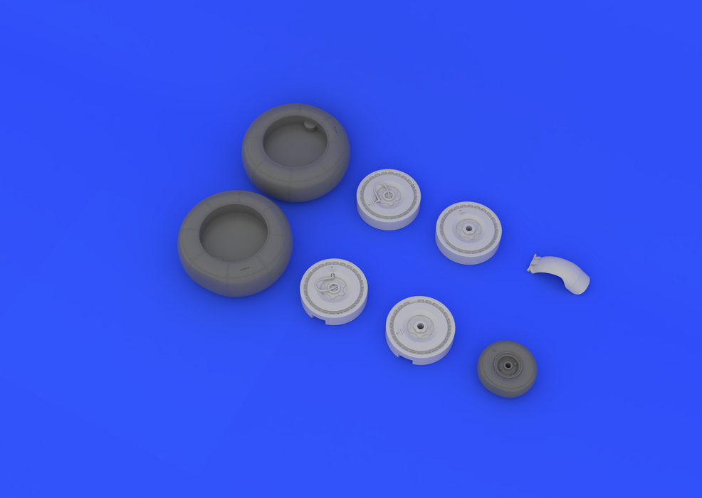 Eduard 648134 Ju 88 wheels late 1/48 (Dragon) – image 5