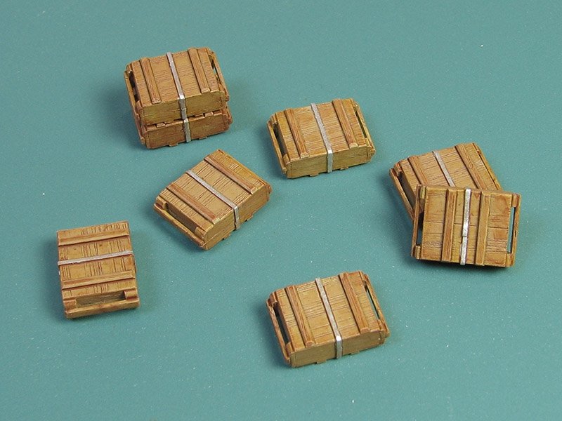 Eureka XXL E-036 Modern Russian Ammo Crates Type II for 7,62mm Ammo (for AK-47 Kalashnikov) 1/35 – zdjęcie 4