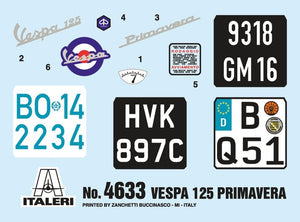 Italeri 4633 VESPA 125 PRIMAVERA 1/9 – zdjęcie 4