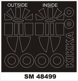 Montex SM48499 MOULES FINS SHISEI KIKKA 1/48