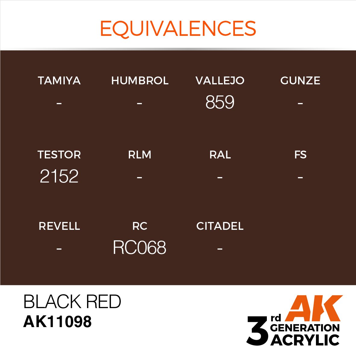 AK Interactive AK11098 BLACK RED – STANDARD 17ml – image 3