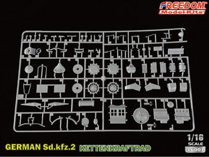 Freedom 16001 Sd.Kfz. 2 Kettenkraftrad Typ HK 101 1/16 – zdjęcie 6