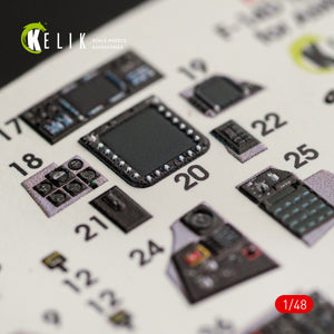 KELIK K48064 F-14D TOMCAT INTERIOR 3D DECALS FOR AMK KIT 1/48 – image 7