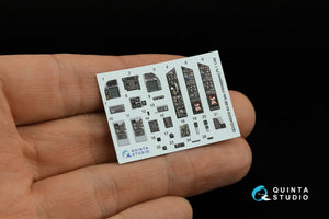 Quinta Studio QDS-48309 AV-8B Late 3D-Printed &amp;amp; coloured Interior on decal paper (Hasegawa) (Small version) 1/48 – zdjęcie 5