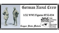 Copper State Models F32-034 German Naval crew 1/32