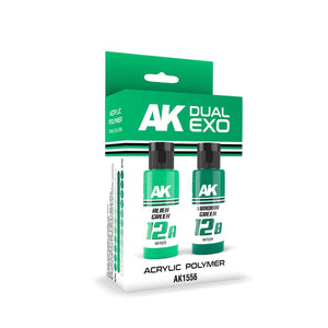 AK Interactive AK1556 DUAL EXO SET 12 – 12A ALIEN GREEN &amp;amp; 12B VIRIDIAN GREEN