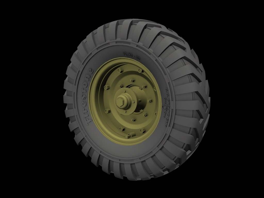 Panzer Art RE35-612 Roues de route Fordson WOT 6 (Dunlop) 1/35