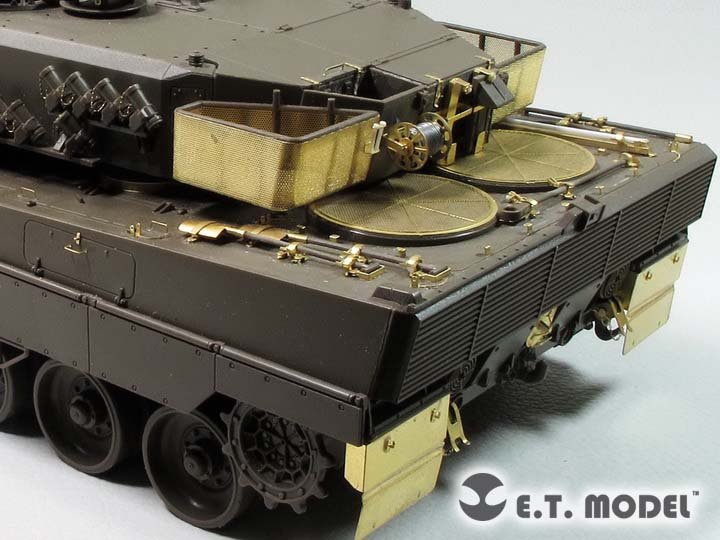 ET Model EA35-115 German Leopard 2 A5/6 MBT Engine &amp; Turret Rack Grills For TAMIYA Kit 1/35