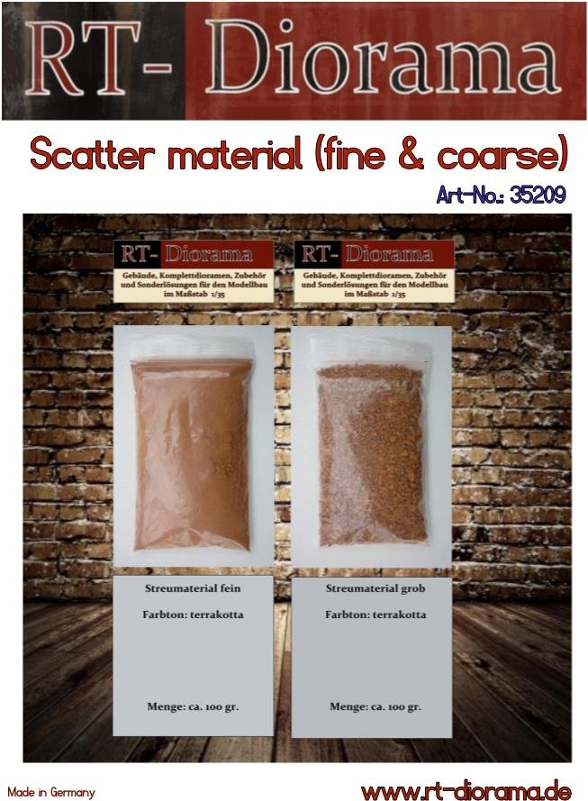 RT-Diorama 35209 Scattering material &amp;quot;fine &amp;amp; coarse 1/35 – zdjęcie 2