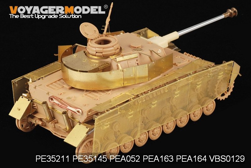 Voyager Model PEA164 WWII German Panzer.IV Ausf.J &amp;quot;Thoma shields&amp;quot; wire mesh schürzen (For All) 1/35 – zdjęcie 5