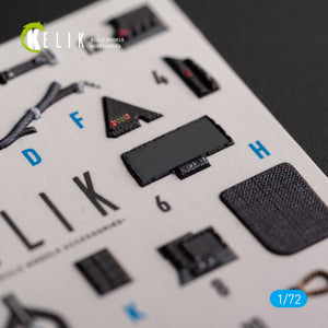 KELIK K72141 F-35B - interior 3D decals for Tamiya kit 1/72 – zdjęcie 2