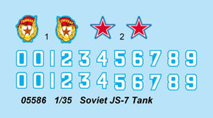Trumpeter 05586 Soviet JS-7 Heavy Tank 1/35 – zdjęcie 4