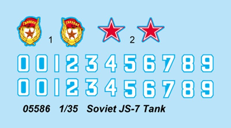 Trumpeter 05586 Soviet JS-7 Heavy Tank 1/35 – zdjęcie 4