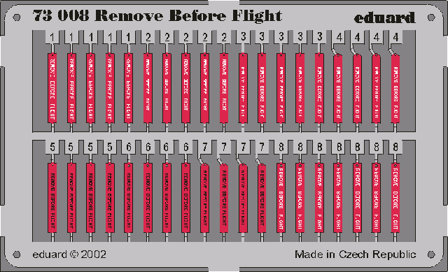 Eduard 73008 Remove Before Flight 1/72