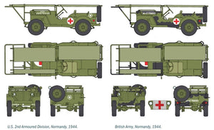 Italeri 0326 1.4 ton. 4 4 AMBULANCE JEEP 1/35 – zdjęcie 3